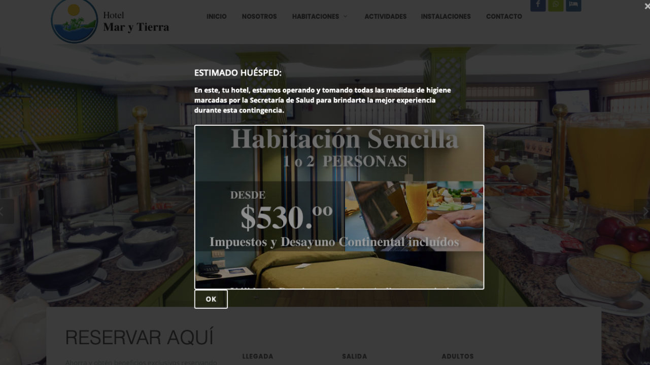 Portafolio Artedigital.com | Hotel Mar y Tierra - Hotel Familiar y Business Class en el Corazón de Veracruz.